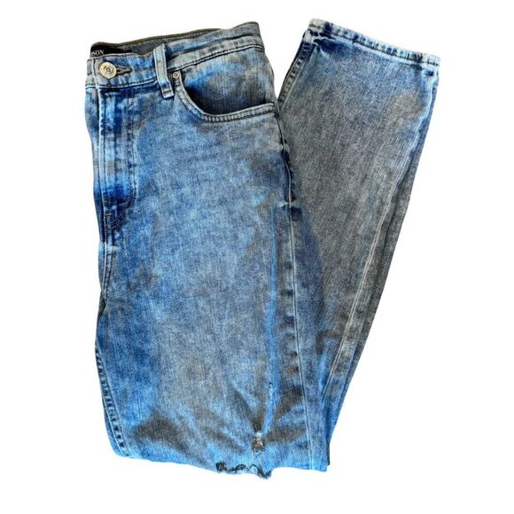 Hudson Jeans Holly Straight Women’s 30 Light Wash Distressed Straight-Leg - Picture 9 of 9